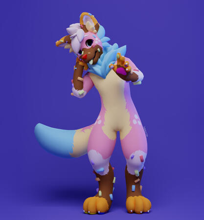 Sprinkle_Dog (Twitter). Base: Winterpaw Mini Canine.